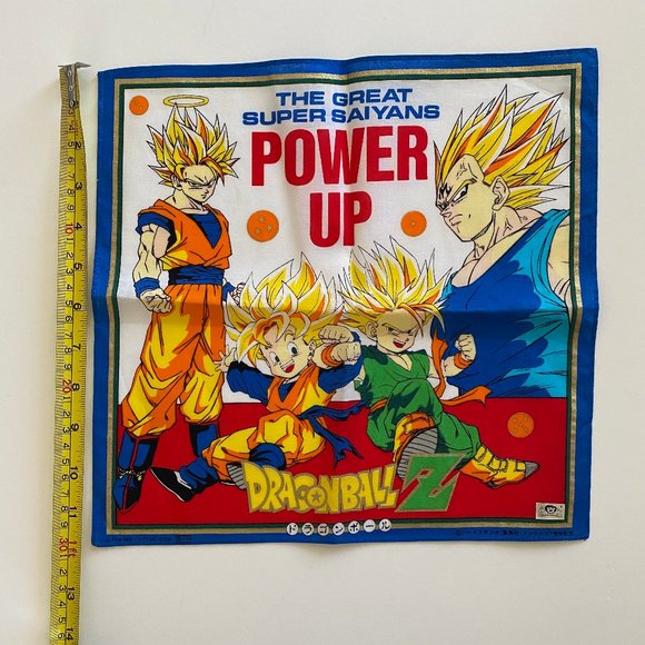 vintage 90s dragon ball Z DBZ handkerchief new old stock - Picture 9 of 9